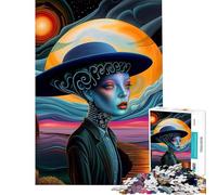 Puzzle 1000 pièces pour Adultes Horizons parallèles et paysages oniriques Décoration Murale pour Anniversaire Noël Jeux familiaux Convient aux 14 Ans et Plus (50x75cm)