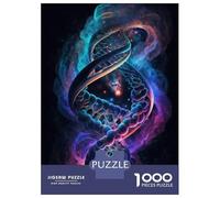 Puzzle 1000 Pièces pour Adultes Human DNA in The Space V1 Puzzles pour Adultes, Jeu De Réflexion Difficile, Cadeau Unique pour Un Anniversaire Ou Noël 52x38cm/1000pcs