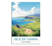 Puzzle 1000 pièces pour Adultes, Île de Canna, Écosse, Puzzle Stimulant, Jeu de Puzzle pour Tous, Idéal pour Femmes et Hommes, 52 x 38 cm