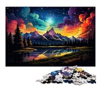 Puzzle 1000 pièces pour Adultes Illustration Couleur du Parc National de Grand Teton défi éducatif Anti Stress défi Difficile 1000 pièces (75 x 50 cm)