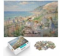 Puzzle 1000 pièces pour Adultes, Impressionist Beach Scene with Figures