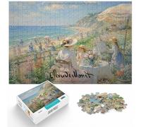 Puzzle 1000 pièces pour Adultes, Impressionist Beach Scene with Figures