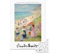 Puzzle 1000 pièces pour Adultes, Impressionist Beach Scene with Figures | Pour les journées calmes de Noël : ce puzzle adulte 1000 pièces offre une activité calme entre deux moments festifs.