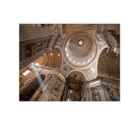 Puzzle 1000 Pièces pour Adultes，Intérieur du dôme de la basilique Saint-Pierre au Vatican，Adultes Puzzles 1000 Pièces Puzzle pour Adultes Puzzle Adulte Difficile Et Défi（75x50cm）-R47