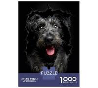 Puzzle 1000 Pièces pour Adultes Irish Wolfhound Puzzle pour Adultes - Jeux De Détente - Niveau De Difficulté : Difficile - Idéal comme Cadeau pour Toute La Famille 52x38cm/1000pcs