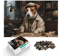 Puzzle 1000 pièces pour Adultes, Jack Russell Terrier Mafia | Pour les soirées calmes : ce puzzle pour adultes avec 1000 pièces peut se répartir sur plusieurs séances.