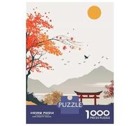 Puzzle 1000 Pièces pour Adultes Japanese Autumn Landscape Puzzle, Jouet, Décoration Murale, Analyse Et Logique, Idéal comme Cadeau pour Toute La Famille 52x38cm/1000pcs
