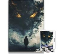 Puzzle 1000 pièces pour Adultes « Je Te Vois » Idéal pour Les Moments de détente - Fiable et précis - Dimensions:38x52cm