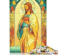 Puzzle 1000 Pièces pour Adultes | Jésus Chrétien Art Puzzle | 1000 Pièces Puzzle Éducatif, Puzzle Décoration de la Maison (38x26cm)