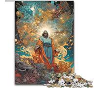 Puzzle 1000 pièces pour Adultes, Jésus-Christ, en Bois, idée Cadeau d'anniversaire, Jeu de réflexion Stimulant(1000 pièces, 50x75cm)