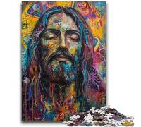 Puzzle 1000 pièces pour Adultes, Jésus Graffiti, Jouets éducatifs, Jeux Anti-Stress, Collection d'artistes, Beaux-Arts 26x38cm