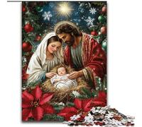 Puzzle 1000 pièces pour Adultes Jésus revient Un Casse-tête Stimulant pour Les Adolescents, Une soirée de Jeux en Famille Amusante 50x75cm