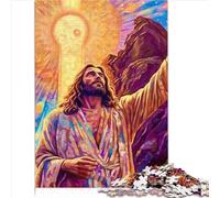 Puzzle 1000 pièces pour Adultes Jésus Selfie Puzzles créatifs pour Adultes Adolescents 1000 pièces en Bois Puzzle Jeux Cadeaux Jouets (Taille 29.52x19.68 inch)