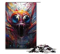 Puzzle 1000 pièces pour Adultes Jeu d'araignée psychédélique coloré idéal comme Cadeau pour Toute la Famille (1000 pièces 75 x 50 cm)