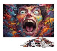 Puzzle 1000 pièces pour Adultes Jeu d'art Fantastique et coloré Jeu intellectuel Stimulant et Familial 1000 pièces (38 x 26 cm)