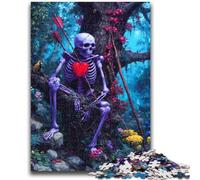 Puzzle 1000 pièces pour Adultes, Jeu de crâne mystérieux, Chaque pièce est Unique - Jeu Familial Stimulant et Amusant 50x75cm