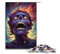 Puzzle 1000 pièces pour Adultes Jeu de démons aux Couleurs folles idéal comme Cadeau pour Toute la Famille (1000 pièces 38 x 26 cm)