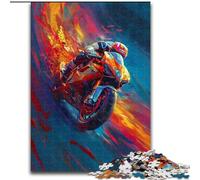 Puzzle 1000 pièces pour Adultes, Jeu de Moto Cool en Bois, Casse-tête Stimulant à Faire soi-même, Jeu Familial idéal ou Cadeau décoratif, 1000 pièces(50x75cm)