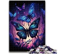 Puzzle 1000 pièces pour Adultes, Jeu de Papillons colorés, Chaque pièce est Unique - Jeu Familial Stimulant et Amusant 26x38cm