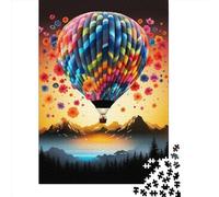 Puzzle 1000 pièces pour adultes, jeu de puzzle avec ballon pour famille, puzzle en bois, puzzle défi mental, 1000 pièces (75 x 50 cm)