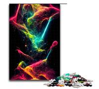Puzzle 1000 pièces pour Adultes Jeu de Puzzles Neon Universe Idéal comme Cadeau pour Toute la Famille 1000 pièces