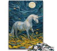 Puzzle 1000 pièces pour Adultes, Jeu de réflexion sur la Licorne mystérieuse, décoration Murale, Cadeaux Uniques pour Anniversaire et Noël, 38x26cm