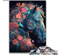 Puzzle 1000 pièces pour Adultes, Jeu de réflexion sur Le thème du Cheval Fantastique, idéal pour Les Adolescents, idéal pour Une soirée de Jeux en Famille (Taille : 26x38cm)