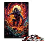 Puzzle 1000 pièces pour Adultes Jeu de Skateboard Squelette idéal comme Cadeau pour Toute la Famille 75 x 50 cm