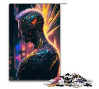 Puzzle 1000 pièces pour Adultes Jeu de Voyage futuriste dans Le Temps 75 x 50 cm