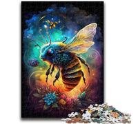 Puzzle 1000 pièces pour Adultes, Jeu éducatif, Abeille colorée, décoration d'intérieur, Cadeau d'anniversaire, à partir de 14 Ans, 50x75cm