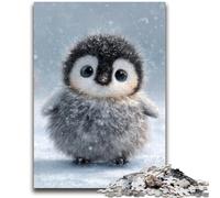 Puzzle 1000 pièces pour Adultes, Jeu éducatif en Famille, bébé Pingouin, à Offrir en Cadeau à Toute la Famille, à partir de 14 Ans, 50x75cm