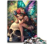 Puzzle 1000 pièces pour Adultes, Jeu éducatif Familial, Squelette Elfe, décoration Murale, Cadeaux d'anniversaire et de Noël Uniques, 38x26cm
