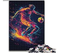 Puzzle 1000 pièces pour Adultes, Jeu interactif de Footballeur, idéal pour Les fêtes, Jeu d'activités familiales (Taille 26x38cm)