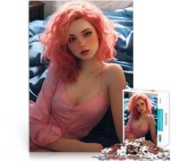 Puzzle 1000 pièces pour Adultes Jeune Fille Sexy d'anime Jouet éducatif d'apprentissage Car C'est Un pour Toute la Famille 50x70cm