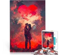 Puzzle 1000 pièces pour Adultes Jeux de Nuages d'amour Jouets Cadeau 26x38 cm idéal comme Cadeau pour Toute la Famille pour Les Jeunes de 14 Ans