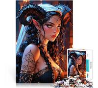Puzzle 1000 pièces pour Adultes Jezabel - Superbe Fille Tielfing Jouets Anti-Stress est idéal comme Cadeau pour Toute la Famille 52x38cm