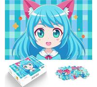 Puzzle 1000 pièces pour Adultes Jolie Fille animée Jeux éducatifs Décoration d'intérieur Car C'est Un pour Toute la Famille 52x38cm