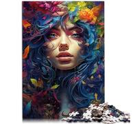 Puzzle 1000 pièces pour Adultes Jolies fées Casse-tête 26 x 38 cm Cadeau d'anniversaire et Cadeau Unique pour Adolescents de 14 Ans et Plus