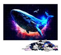 Puzzle 1000 pièces pour Adultes Jouet Baleine Jeu intellectuel Stimulant et Jeu Familial (Taille 38 x 26 cm)