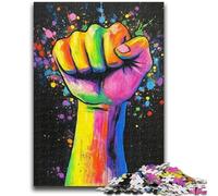 Puzzle 1000 pièces pour Adultes, Jouet éducatif pour Apprendre Les gestes du Poing, idéal comme Cadeau pour Toute la Famille, 50x75cm
