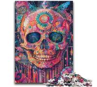 Puzzle 1000 pièces pour Adultes, Jouets squelettes Bitcoin, Jeux éducatifs, Anti-Stress, idéal pour la décoration de Bureau, 26x38cm