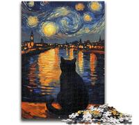 Puzzle 1000 pièces pour Adultes, Jouets Star Cat, Jeux éducatifs, Anti-Stress, Collection d'artistes, Beaux-Arts, 50x75cm