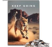 Puzzle 1000 pièces pour Adultes « Keep Going Motivation » 26x38cm Idéal pour Les Adolescents et Les collectionneurs, Cadeau de Voyage, activité familiale