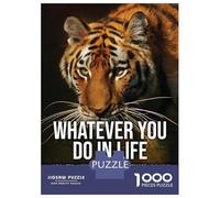 Puzzle 1000 Pièces pour Adultes Keep Your Eye on Your Goal Puzzle pour Adultes Jeux Relaxants Analyse Et Logique, Idéal comme Cadeau pour Toute La Famille 38x26cm/1000pcs