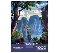 Puzzle 1000 Pièces pour Adultes Khao Yai National Park Thailand Puzzles pour Adolescents Découpe De Précision pour Anniversaire, Noël Jouet Jeu Intellectuel 70x50cm/1000pcs