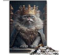 Puzzle 1000 pièces pour Adultes King Cat Puzzles pour Adultes 1000 pièces pour Adolescents Jeux éducatifs Cadeaux (Taille 50x75cm)