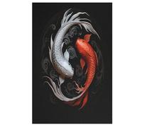 Puzzle 1000 Pièces pour Adultes, Koi Poisson, Puzzle pour Adultes Et Enfants, Puzzles en Bois, Cadeaux pour Adultes (78×53cm)