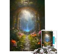 Puzzle 1000 pièces pour Adultes La Cascade cachée Jeu de réflexion pour Adultes Améliore la mémoire Cadeau d'anniversaire ou de Noël (Dimensions 75x50cm)