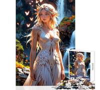 Puzzle 1000 pièces pour Adultes La Chasseresse du Royaume de Cristal Décoration intérieure Jeu de réflexion Idée Cadeau Renforce l'amour au Sein du Couple Dimensions 50x75cm