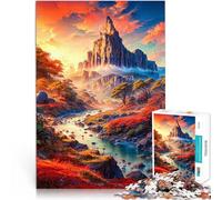 Puzzle 1000 pièces pour Adultes la Faune Africaine Réduction du Stress intéressante Décoration Murale, Cadeaux Uniques pour Anniversaire et Noël 52x38cm